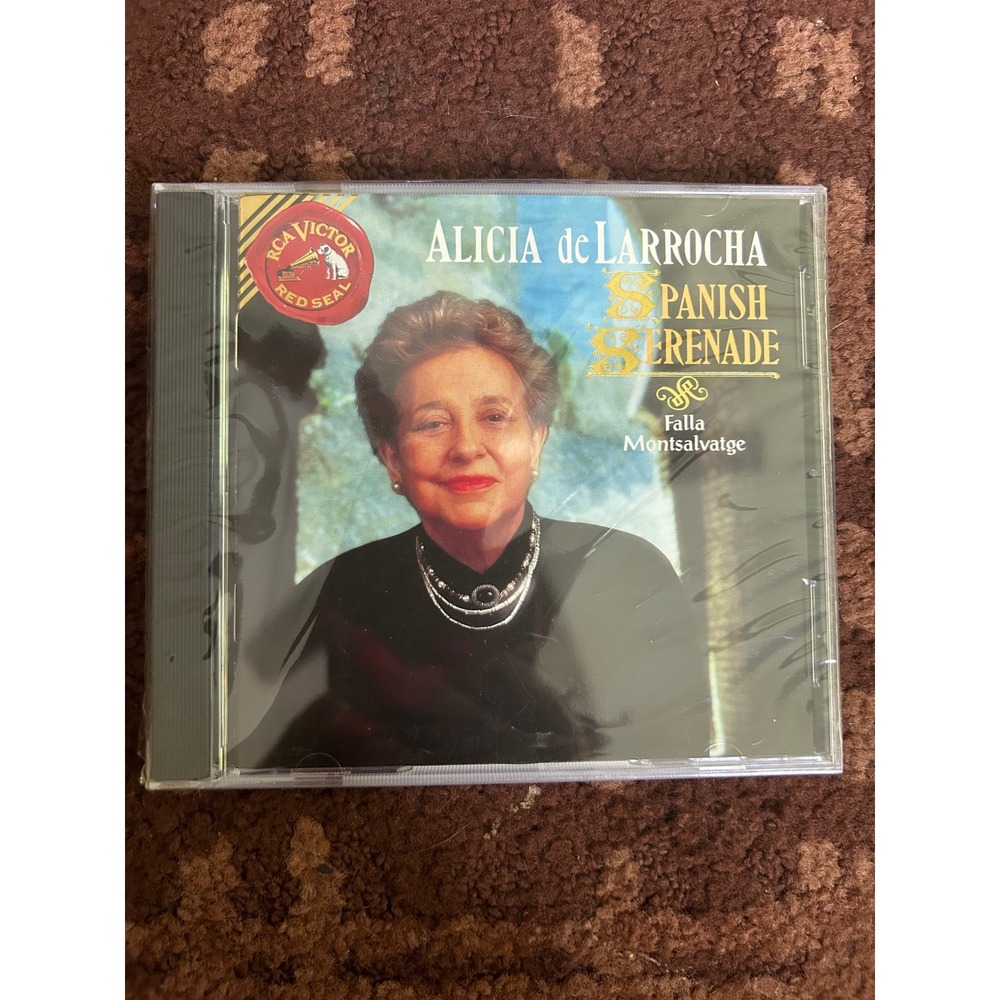 Alicia de Larrocha Spanish Serenade CD RCA Victor Red Seal Falla MontsalvatgeNEW